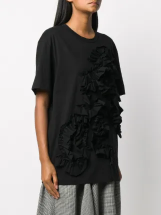 oversized ruffled T-shirt展示图