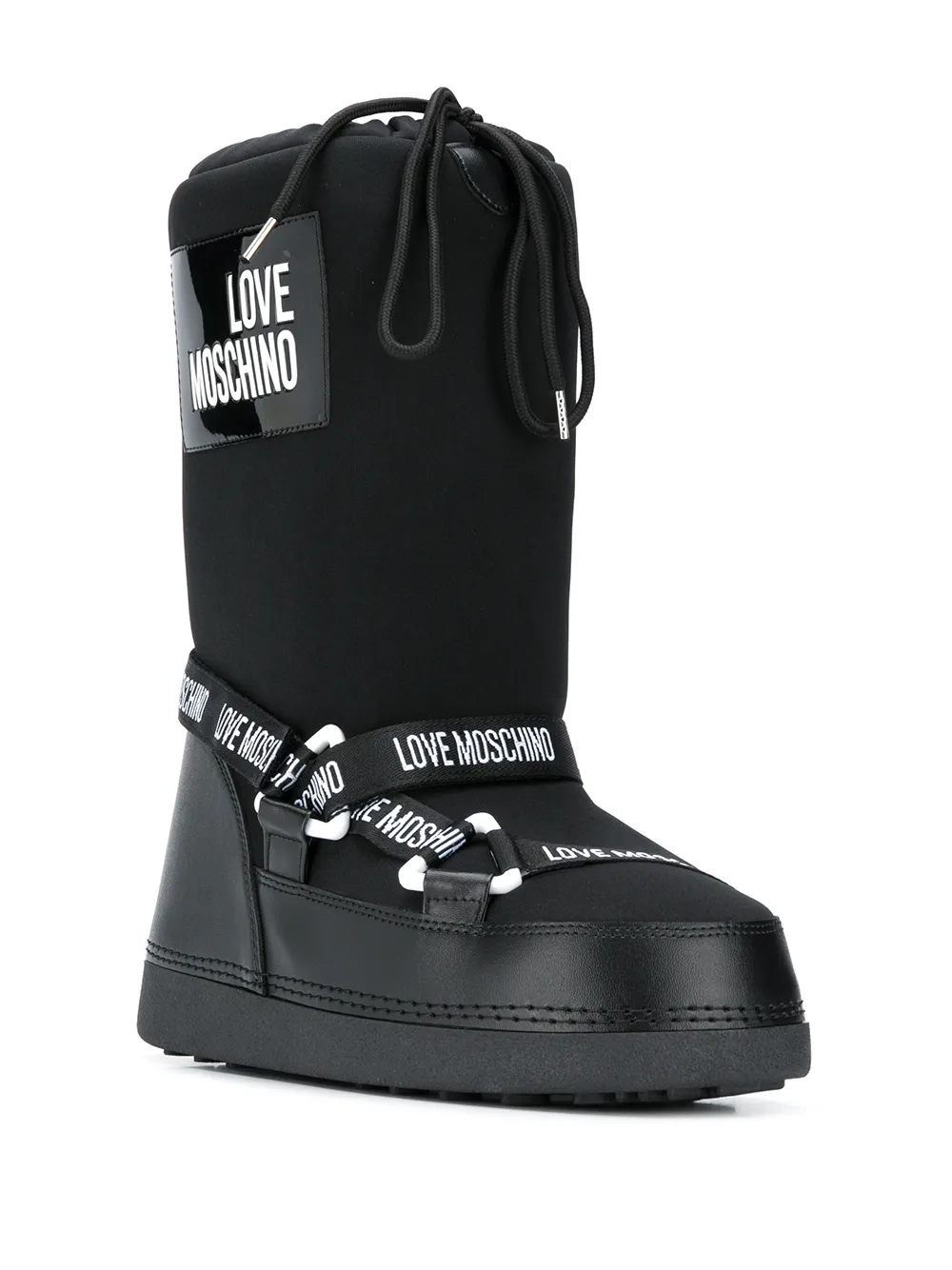 love moschino boots snow