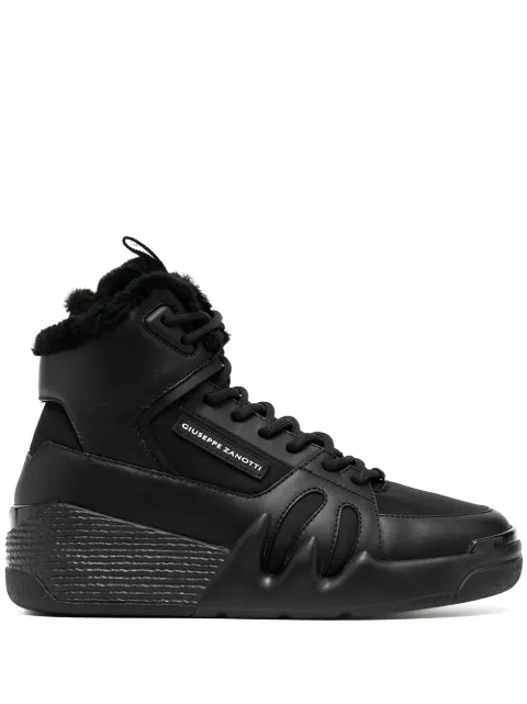 Giuseppe Zanotti black Talon high-top sneakers for women | RW00060 at Farfetch.com