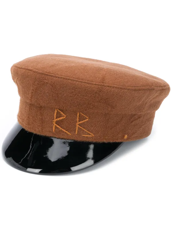 brown baker boy hat