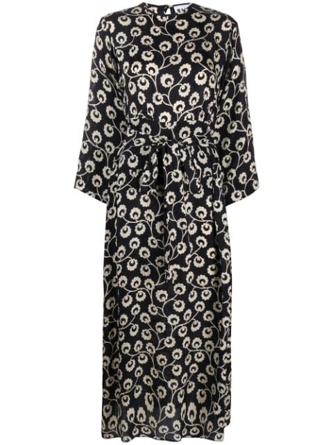 Shop Rixo Stevie floral print maxi dress with Express Delivery - FARFETCH