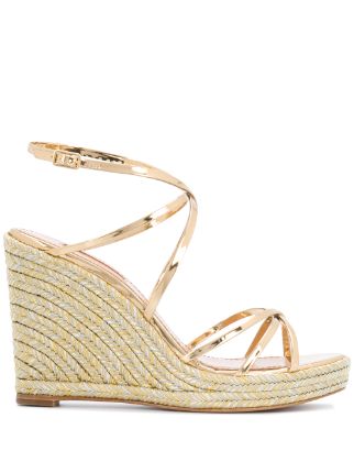 Shop Aquazzura Gin 85mm Wedge Espadrilles With Express Delivery Farfetch