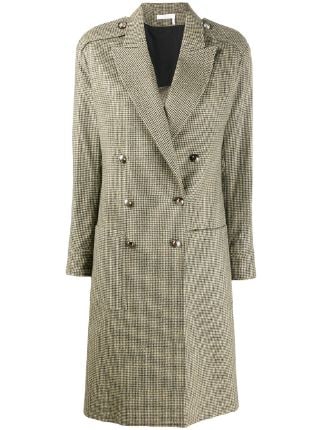 chloe houndstooth coat