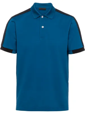 prada blue polo shirt