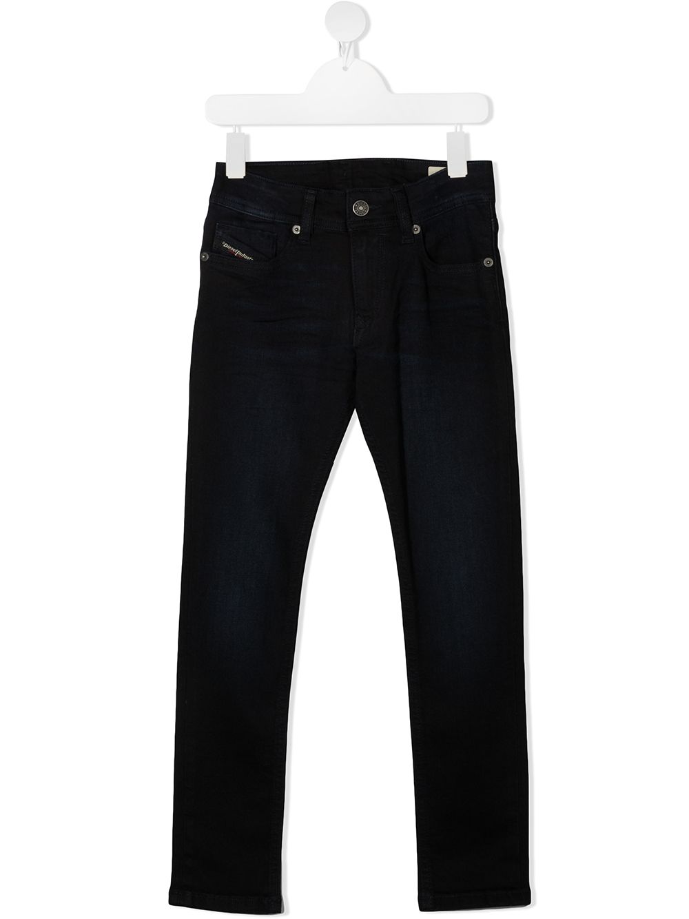 

Diesel Kids straight-leg dark wash jeans - Blue