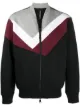 Image 1 of Neil Barrett colour-block zip-up jumper