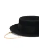 Ruslan Baginskiy Canotier chain detail hat