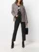 الصورة 2 من Chanel Pre-Owned جاكيت كاروهات بصف أزرار