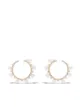 Image 1 of Yoko London 18kt yellow gold Sleek Akoya pearl and diamond earrings