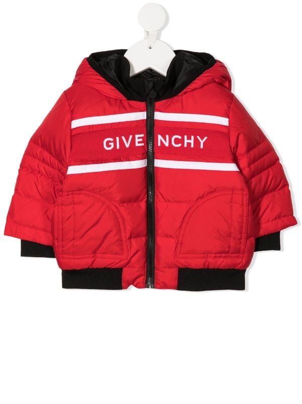 Givenchy Kids logo padded jacket 