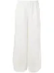 Image 1 of Giorgio Armani cropped wide-leg linen trousers