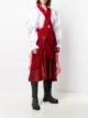 Comme Des Garçons Noir Kei Ninomiya ruffle-trimmed A-line skirt with suspenders