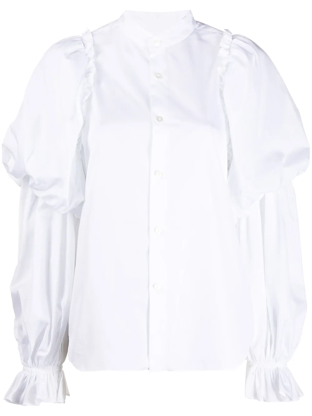 

Comme Des Garçons Noir Kei Ninomiya puff sleeve blouse - White