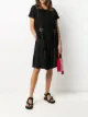 الصورة 2 من Comme Des Garçons Noir Kei Ninomiya تيشيرت بكشكشة وسيور بإبزيم