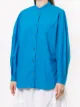 Enföld long-sleeved side slit blouse
