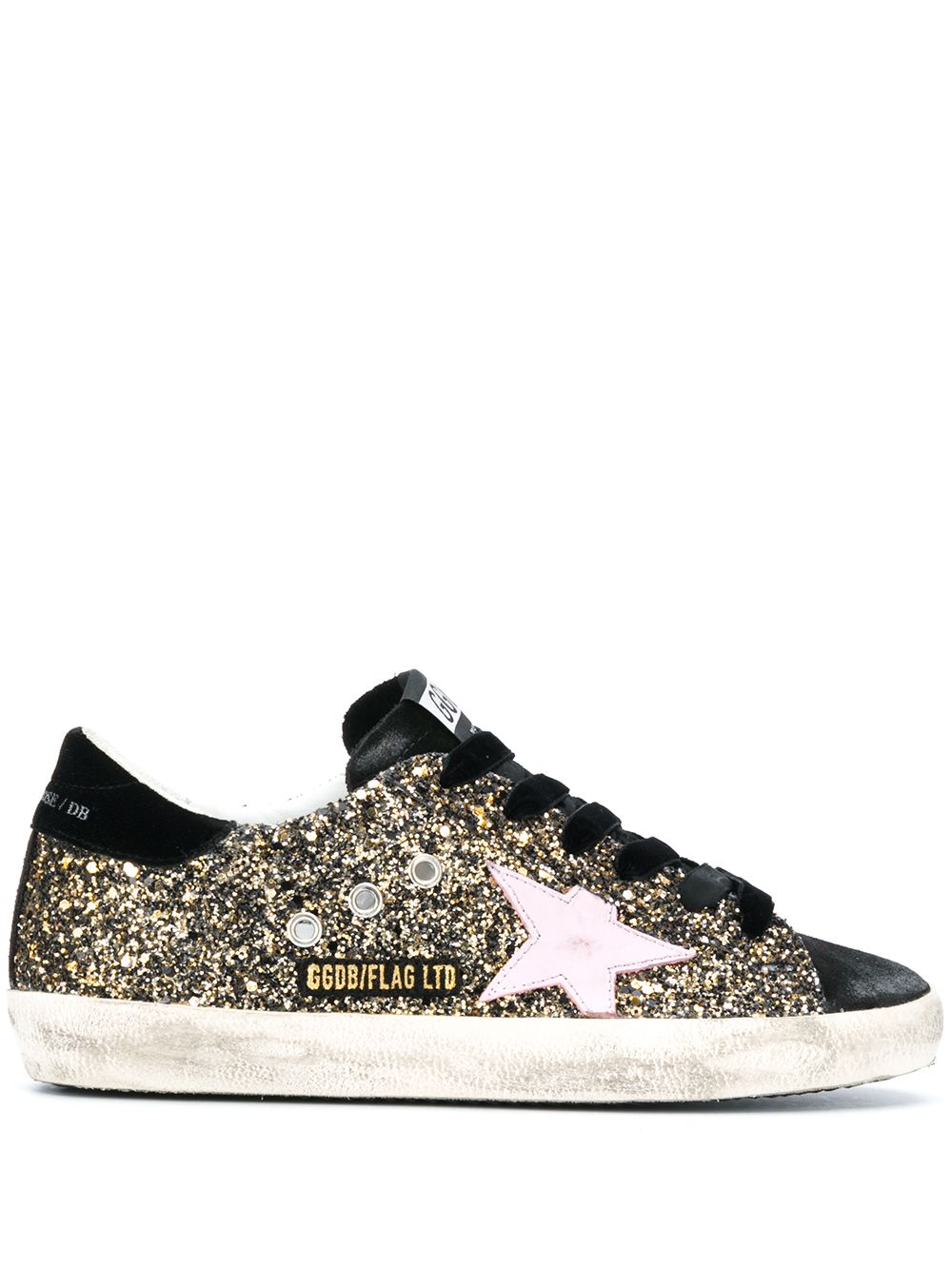 фото Golden goose кеды superstar с блестками