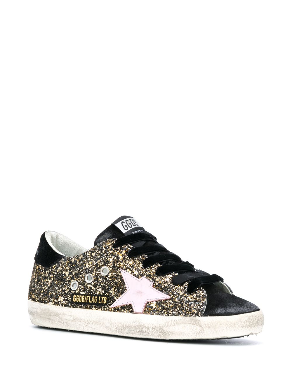 фото Golden goose кеды superstar с блестками