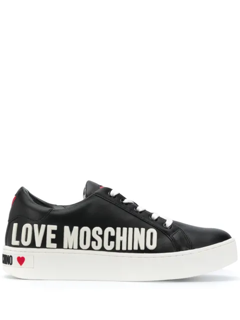 moschino black trainers