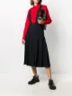 الصورة 2 من Comme Des Garçons Girl قميص بأزرار مزين بربطة