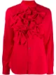 الصورة 1 من Comme Des Garçons Girl قميص بأزرار مزين بربطة