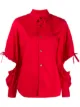 الصورة 1 من Comme Des Garçons Girl قميص بأكمام طويلة وفتحات