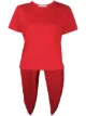 الصورة 1 من Comme Des Garçons Girl تيشيرت بأطراف خلفية طويلة