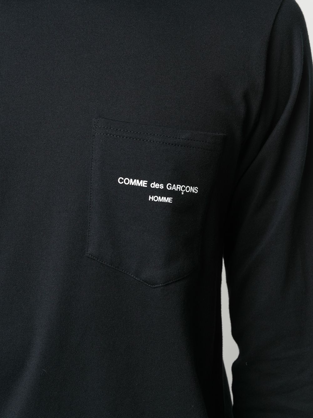 фото Comme des garçons homme футболка с логотипом