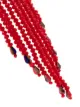 MaryJane Claverol beaded pendant earrings