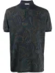Image 1 of Etro paisley print cotton polo shirt
