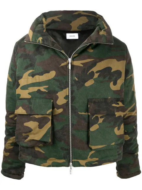 rhude camo jacket