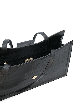 crocodile embossed tote bag展示图