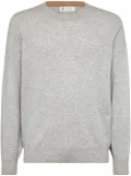 Brunello Cucinelli crew-neck cashmere pullover - Grey