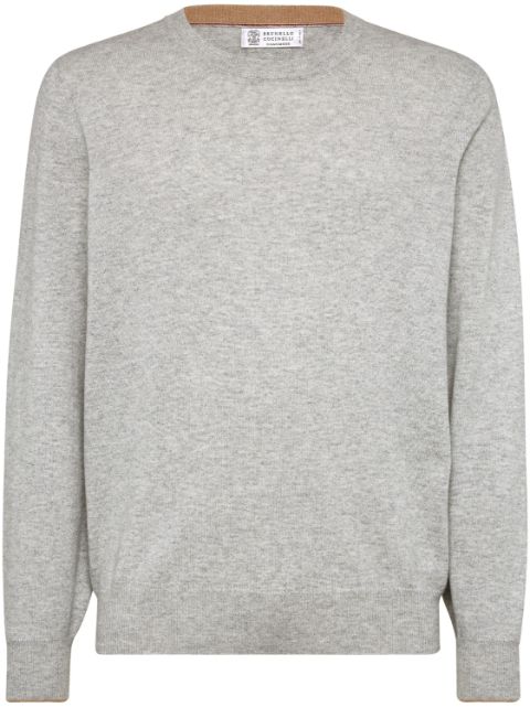 Brunello Cucinelli crew-neck cashmere pullover Men