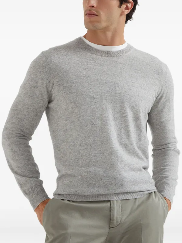 BRUNELLO CUCINELLI カシミヤ長袖ニットセーター Brunello Cucinelli カシミア プルオーバー 通販 - FARFETCH