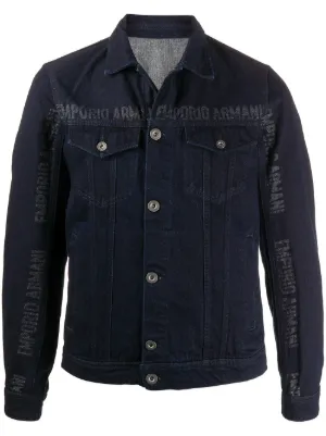 mens armani denim jacket