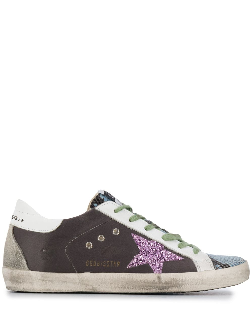 

Golden Goose tenis bajos Super-Star - Gris