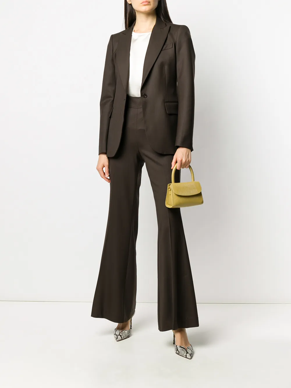 P.a.r.o.s.h Liliux Single-breasted Tailored Jacket In Brown