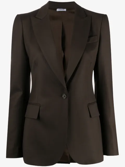 P.A.R.O.S.H. long-sleeved flap pockets blazer
