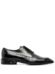 Image 1 of Roberto Cavalli crocodile-effect lace-up shoes