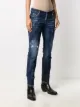 Dsquared2 stonewashed bootcut jeans
