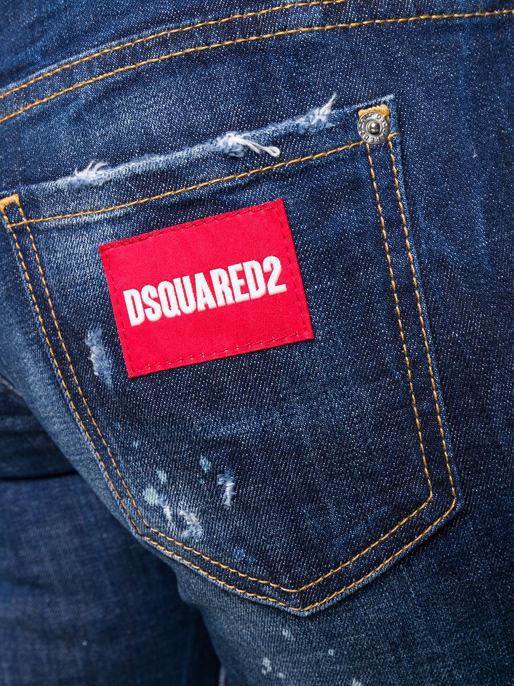 фото Dsquared2 джинсы bootcut с эффектом потертости