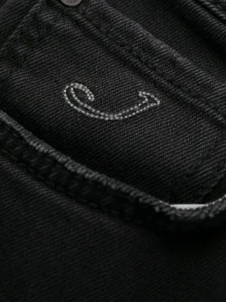 handkerchief-detail slim.fit jeans展示图