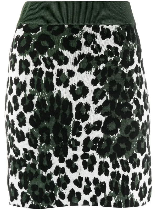 express leopard skirt