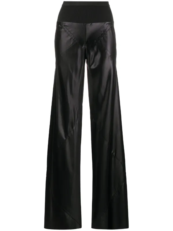 black biker trousers