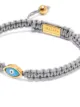 Image 2 of Nialaya Jewelry gold plated eye weave bracelet
