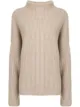 Image 1 of Loulou Studio drop shoulder cashmere jumper