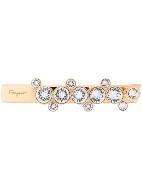 Ferragamo مشبك شعر مزين بجوهرة