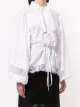Dolce & Gabbana フローラルレース タイウエスト ブラウス