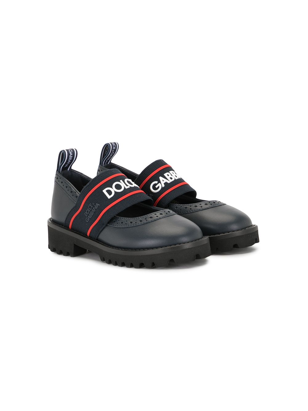 

Dolce & Gabbana Kids flats Mary Jane - Negro