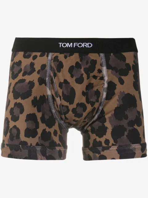 TOM FORD leopard-print boxers